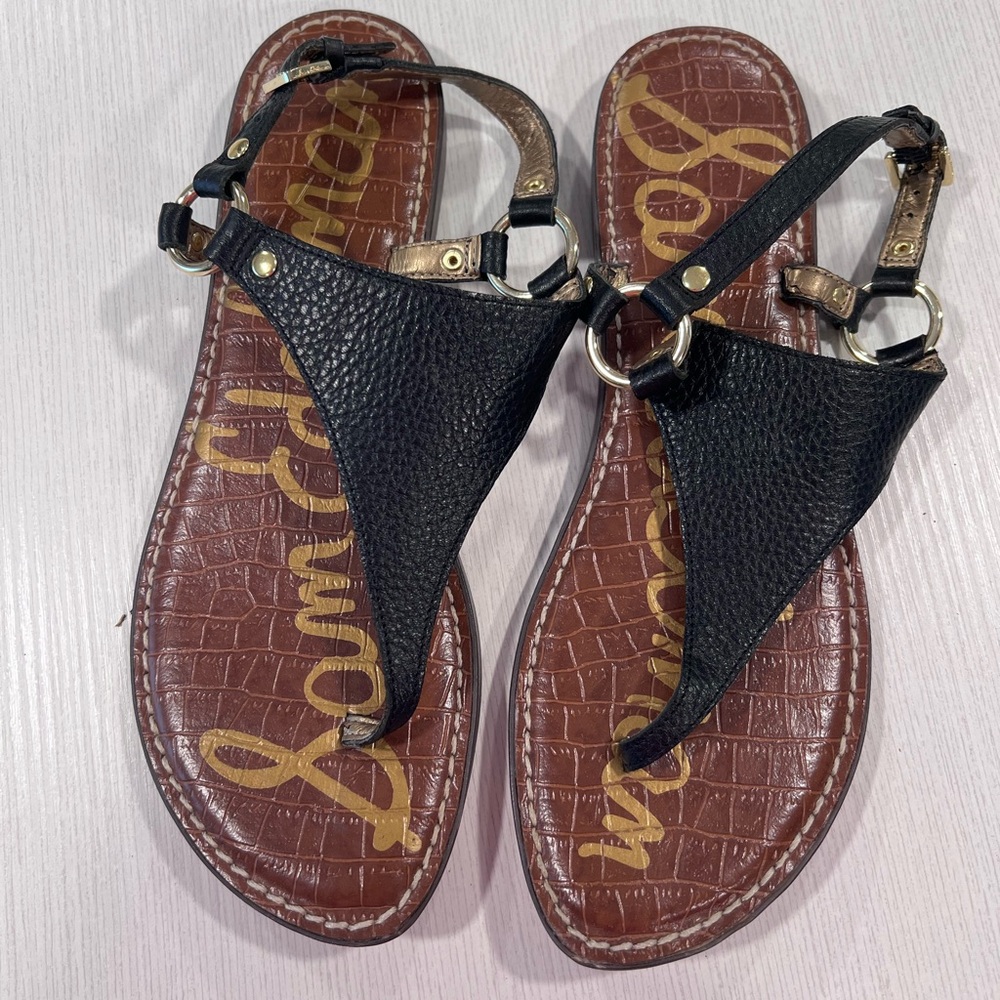 Sam Edelman Black Greta Sandal 8.5